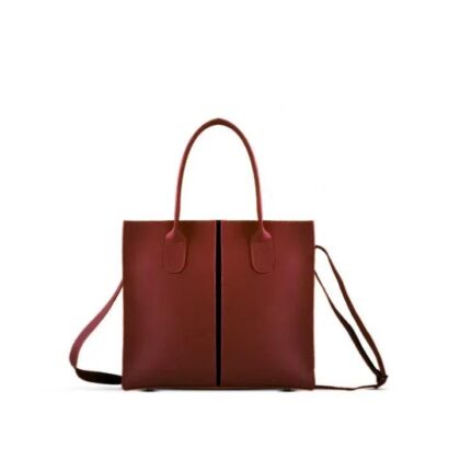 Stylish Girl`s PU Leather Shoulder Bag 1 pc Plain Design